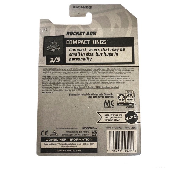 Mattel Hot Wheels Rocket Box COMPACT KINGS - Picture 2 of 6